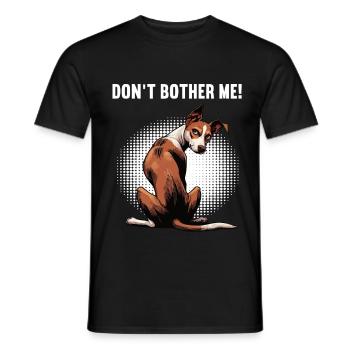 Ne me dérangez pas Podenco Podencos Podencos Amants de Podenco - T-shirt homme - noir - Devant - AI Model Male 178 light (178cm)