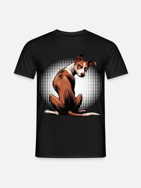 Podenco Podencos Podencoliebhaber Podencobesitzer - Männer T-Shirt - Schwarz