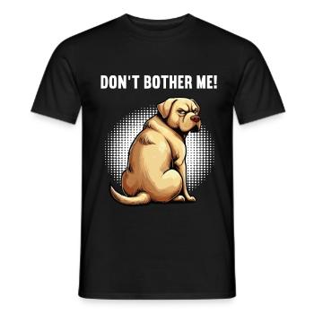 Ne me dérange pas Labrador Labrador Propriétaire Labrador Labbi - T-shirt homme - noir - Devant - AI Model Male 178 light (178cm)