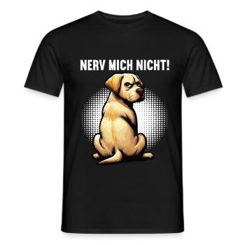 Nerv Mich Nicht Labrador Labradorbesitzer Labbi - Männer T-Shirt - Schwarz - Vorne - AI Model Male 178 light (178cm)