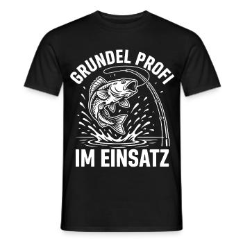 Grundel Spruch - Männer T-Shirt - Schwarz - Vorne - AI Model Male 178 light (178cm)
