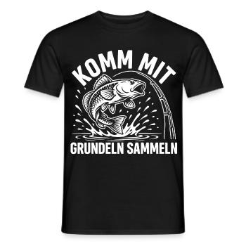 Grundel Spruch - Männer T-Shirt - Schwarz - Vorne - AI Model Male 178 light (178cm)