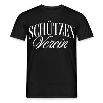 Schützen Verein - Männer T-Shirt - Schwarz - Vorne - AI Model Male 178 light (178cm)