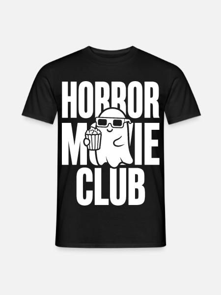 Horror Movie Club Ghost - Men's T-Shirt - black