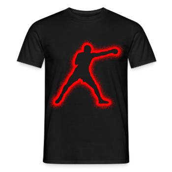 Boxe Boxe Boxeur Enfants Hommes Garçons Boxe - T-shirt homme - noir - Devant - AI Model Male 178 light (178cm)