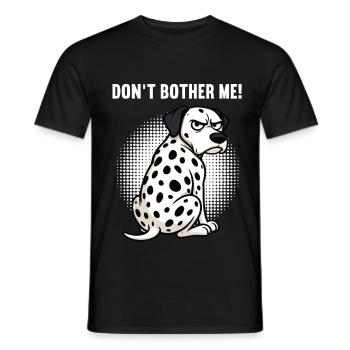Ne me dérangez pas Dalmatiens Propriétaires dalmatiens - T-shirt homme - noir - Devant - AI Model Male 178 light (178cm)