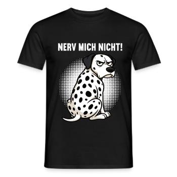 Nerv Mich Nicht Dalmatiner Dalmatinerbesitzer - Männer T-Shirt - Schwarz - Vorne - AI Model Male 178 light (178cm)