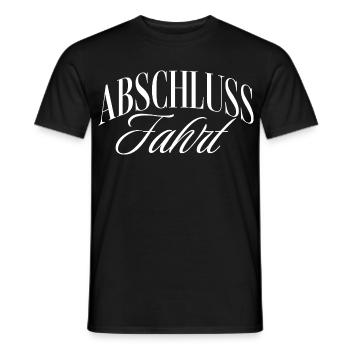 Abschlussfahrt - Männer T-Shirt - Schwarz - Vorne - AI Model Male 178 light (178cm)