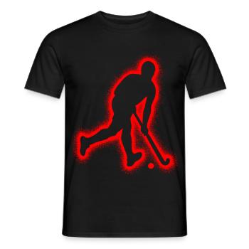 Hockey Floorball Hommes Enfants Garçons Hockey sur gazon - T-shirt homme - noir - Devant - AI Model Male 178 light (178cm)