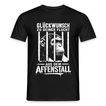 Schade das du gehst wir vermissen dich Jobwechsel - Männer T-Shirt - Schwarz - Vorne - AI Model Male 178 light (178cm)
