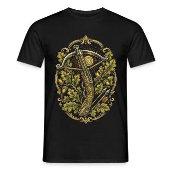 Arbalète Arbalète - T-shirt homme - noir - Devant - AI Model Male 178 light (178cm)