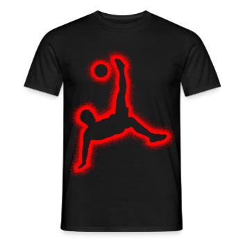 Soccer Soccer Players Kids Boys Soccer - Men's T-Shirt - black - Front - AI Model Male 178 light (178cm)