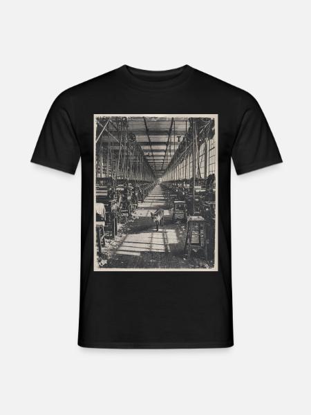 Lost Places Fox Retro Industria Crimini Animali - T-shirt uomo - nero