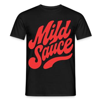 Script rétro de sauce sauvage - T-shirt homme - noir - Devant - AI Model Male 178 light (178cm)