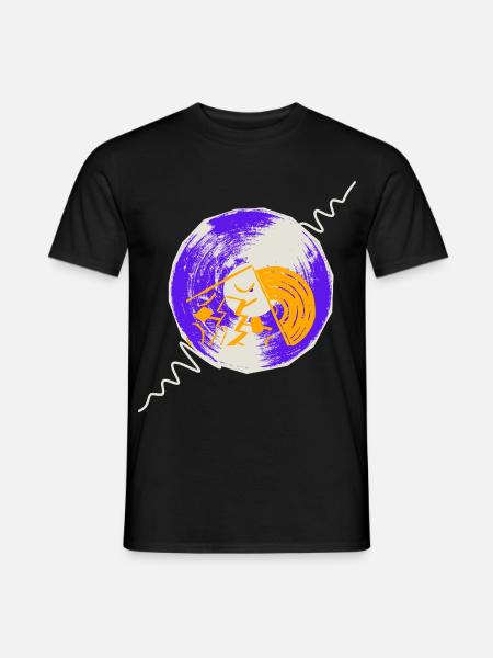 Vinyles - T-shirt homme - noir