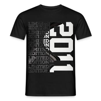15 ANS ÉDITION LIMITÉE 2011 15E ANNIVERSAIRE - T-shirt homme - noir - Devant - AI Model Male 178 light (178cm)