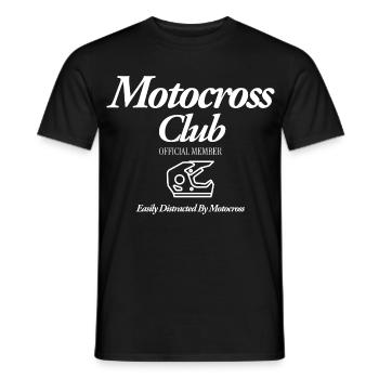 Motocross - T-shirt homme - noir - Devant - AI Model Male 178 light (178cm)