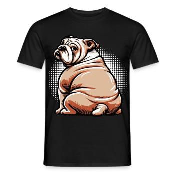 Bouledogue anglais Bully Bully Propriétaire Bullyfan - T-shirt homme - noir - Devant - AI Model Male 178 light (178cm)