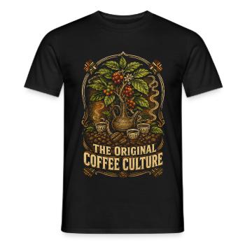 Éthiopie Éthiopiens - T-shirt homme - noir - Devant - AI Model Male 178 light (178cm)