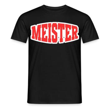 Meister - Männer T-Shirt - Schwarz - Vorne - AI Model Male 178 light (178cm)