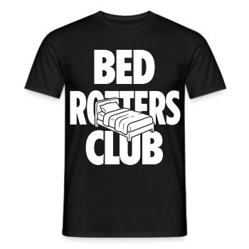 Club des Pourrisseurs de lits - T-shirt homme - noir - Devant - AI Model Male 178 light (178cm)