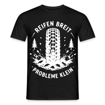Mikrofonwald Splash-Logo - Männer T-Shirt - Schwarz - Vorne - AI Model Male 178 light (178cm)