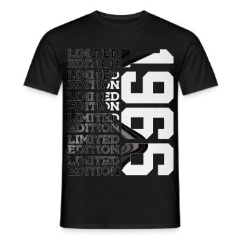 60 JAHRE ALT LIMITED EDITION 1966 60. GEBURTSTAG - Männer T-Shirt - Schwarz - Vorne - AI Model Male 178 light (178cm)