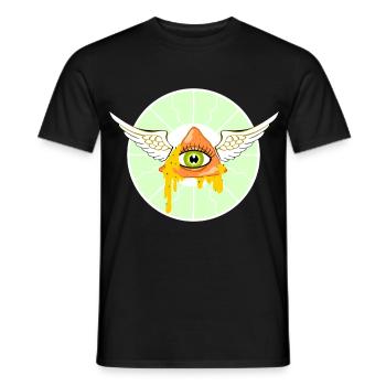 Saint Nacho - T-shirt homme - noir - Devant - AI Model Male 178 light (178cm)