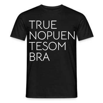 THUNDER SHADOW BRIDGE - Men's T-Shirt - black - Front - AI Model Male 178 light (178cm)