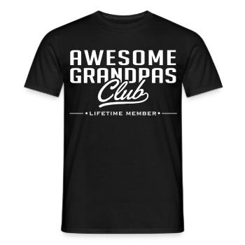 Bester Opa Club - Männer T-Shirt - Schwarz - Vorne - AI Model Male 178 light (178cm)