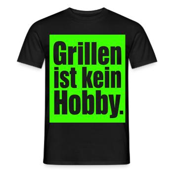 BBQ Spruch Geschenk für Männer & Papa Grillfans - Männer T-Shirt - Schwarz - Vorne - AI Model Male 178 light (178cm)