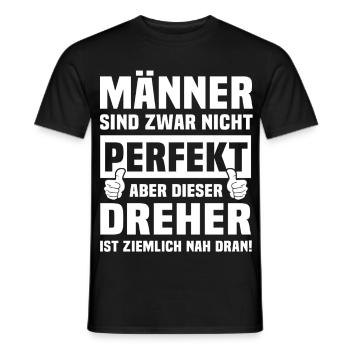 Dreher - Männer T-Shirt - Schwarz - Vorne - AI Model Male 178 light (178cm)