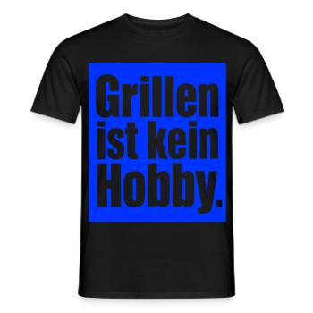 Grillmeister Spruch Geschenk für Männer & Väter - Männer T-Shirt - Schwarz - Vorne - AI Model Male 178 light (178cm)