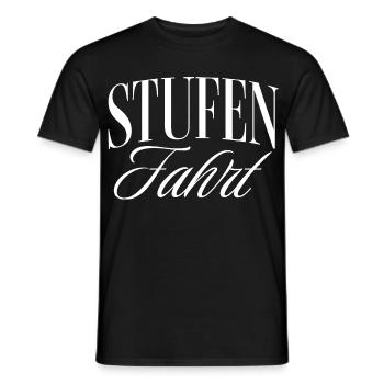 Stufenfahrt - Männer T-Shirt - Schwarz - Vorne - AI Model Male 178 light (178cm)