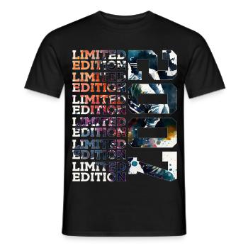 WELTRAUM 19 JAHRE 2007 ASTRONAUT 19. GEBURTSTAG - Männer T-Shirt - Schwarz - Vorne - AI Model Male 178 light (178cm)