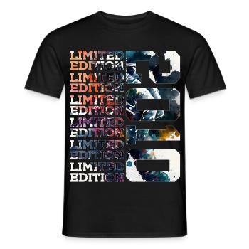 WELTRAUM 16 JAHRE 2010 ASTRONAUT 16. GEBURTSTAG - Männer T-Shirt - Schwarz - Vorne - AI Model Male 178 light (178cm)