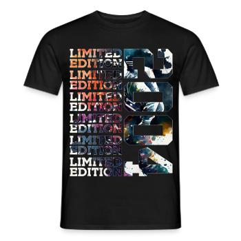 WELTRAUM 22 JAHRE 2004 ASTRONAUT 22. GEBURTSTAG - Männer T-Shirt - Schwarz - Vorne - AI Model Male 178 light (178cm)