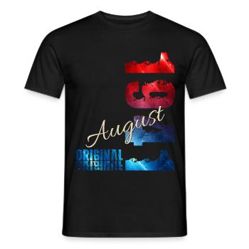 85. Geburtstag Geschenk Original August 1941 - Männer T-Shirt - Schwarz - Vorne - AI Model Male 178 light (178cm)