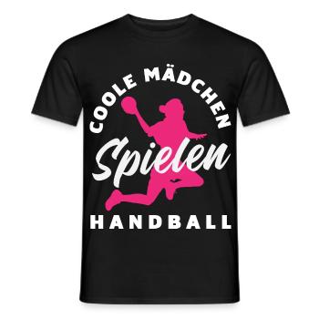 Handball Handballer Handball Trainer Fan Geschenk - Männer T-Shirt - Schwarz - Vorne - AI Model Male 178 light (178cm)