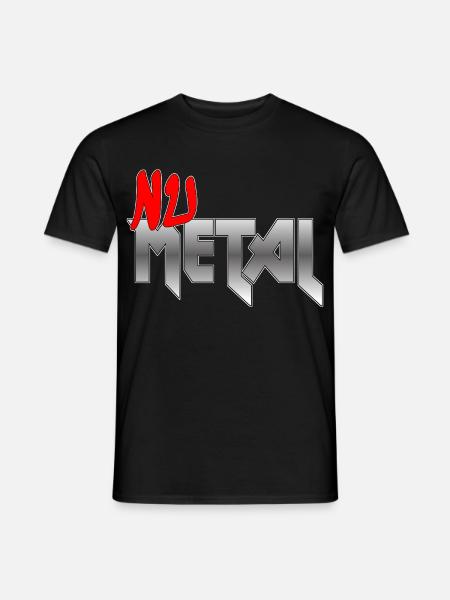 Nu Metal Red Fan Edition - Männer T-Shirt - Schwarz