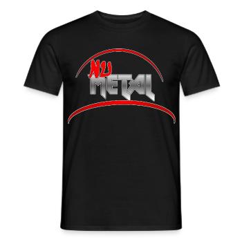Nu Metal Red Cap Edition - Männer T-Shirt - Schwarz - Vorne - AI Model Male 178 light (178cm)