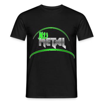 Nu Metal Édition Capsule Verte Toxique - T-shirt homme - noir - Devant - AI Model Male 178 light (178cm)