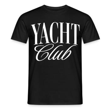 Yacht Club - Männer T-Shirt - Schwarz - Vorne - AI Model Male 178 light (178cm)