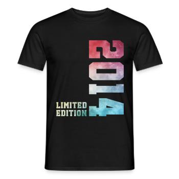 12. Geburtstag Limited Edition 2014 Jahrgang 2014 - Männer T-Shirt - Schwarz - Vorne - AI Model Male 178 light (178cm)