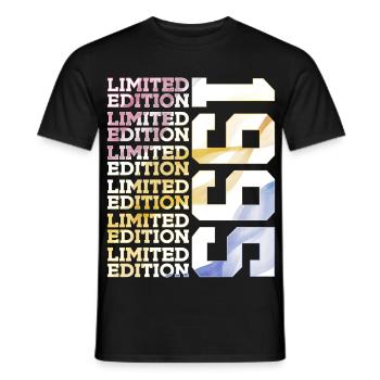 LIMITED EDITION 1995 - 31 JAHRE - 31. GEBURTSTAG - Männer T-Shirt - Schwarz - Vorne - AI Model Male 178 light (178cm)