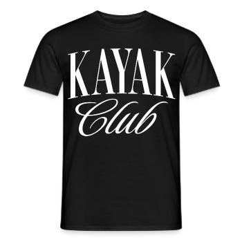 Kayak Club - Men's T-Shirt - black - Front - AI Model Male 178 light (178cm)