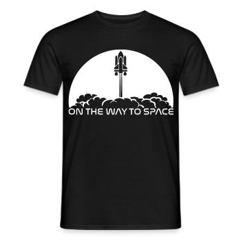 Start unter weißer Sonne - Männer T-Shirt - Schwarz - Vorne - AI Model Male 178 light (178cm)