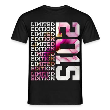 LIMITED EDITION 2015 - 11 YEARS - 11TH BIRTHDAY - Men's T-Shirt - black - Front - AI Model Male 178 light (178cm)