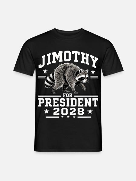 Jimothy as President 2028 - Men's T-Shirt - black