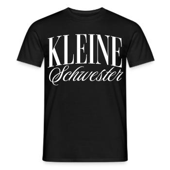 Kleine Schwester - Männer T-Shirt - Schwarz - Vorne - AI Model Male 178 light (178cm)